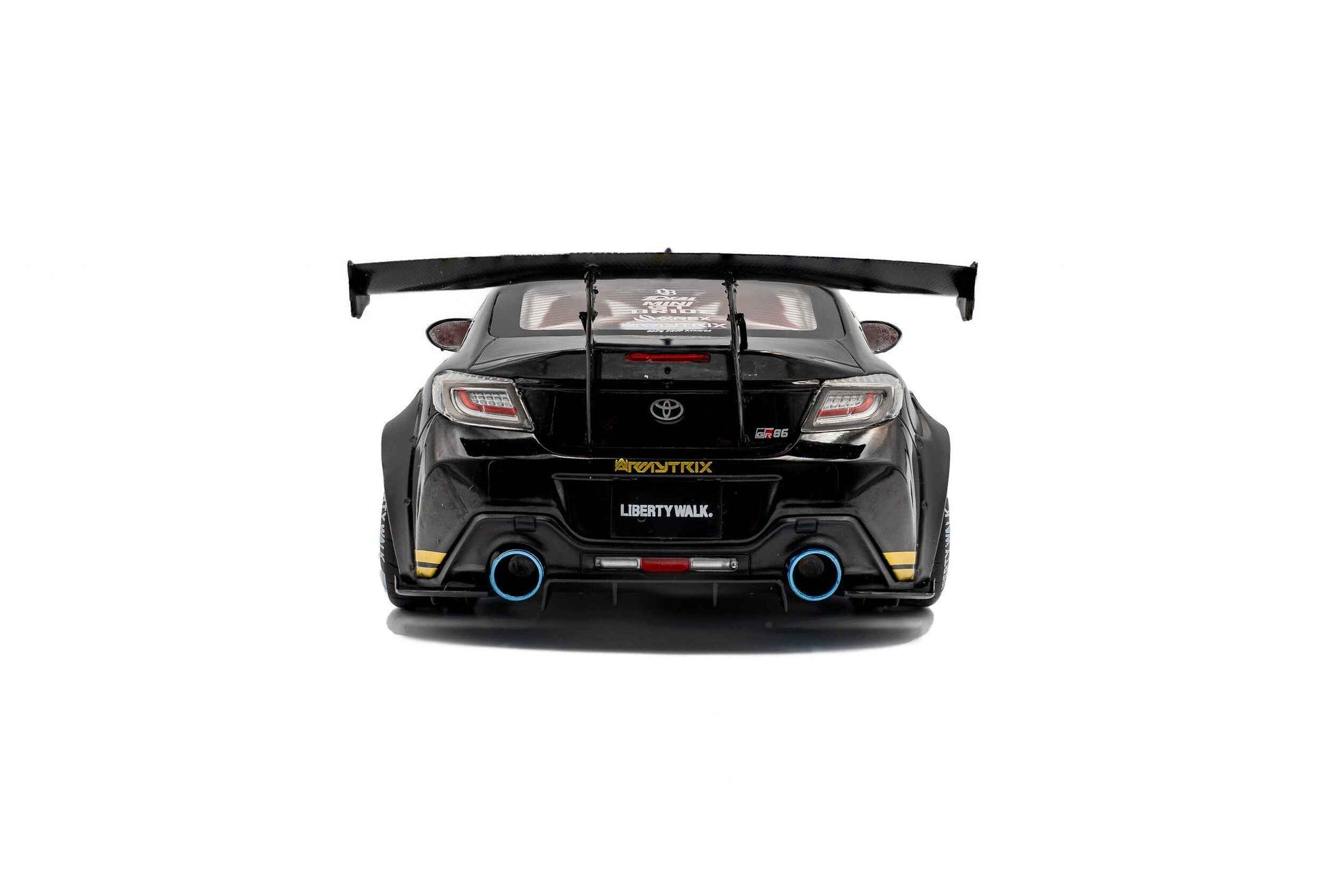 Solido 2024 Toyota GR86 LBWK Body Kit Black & Gold 1:18 Cartsfy Inc.
