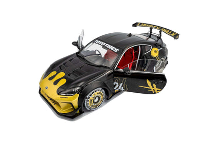 Solido 2024 Toyota GR86 LBWK Body Kit Black & Gold 1:18 Cartsfy Inc.