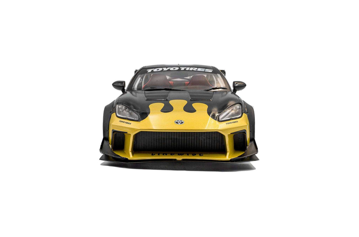 Solido 2024 Toyota GR86 LBWK Body Kit Black & Gold 1:18 Cartsfy Inc.