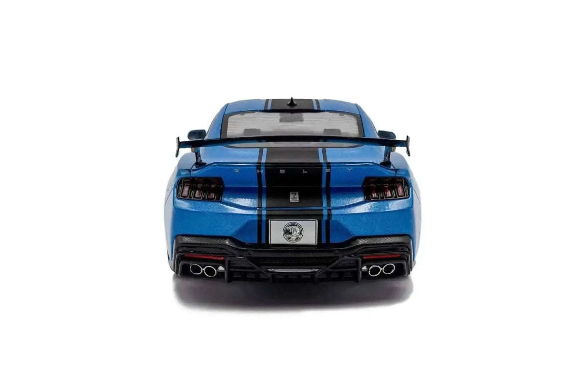 Solido 2025 Ford Shelby Mustang Super Snake Grabber Blue w/ Black Stripes 1:18 Cartsfy Inc.