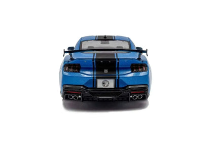 Solido 2025 Ford Shelby Mustang Super Snake Grabber Blue w/ Black Stripes 1:18 Cartsfy Inc.
