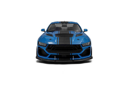 Solido 2025 Ford Shelby Mustang Super Snake Grabber Blue w/ Black Stripes 1:18 STM Diecast Default Title Default Title-