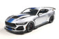 Solido 2025 Ford Shelby Mustang Super Snake Grey with Blue Stripes 1:18 Cartsfy Inc.