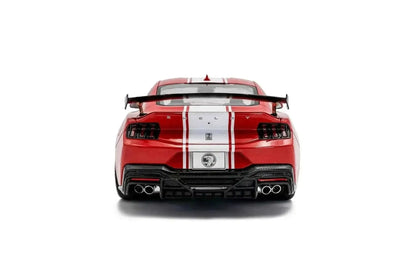 Solido 2025 Ford Shelby Mustang Super Snake Red w/ White Stripes 1:18 Cartsfy Inc.