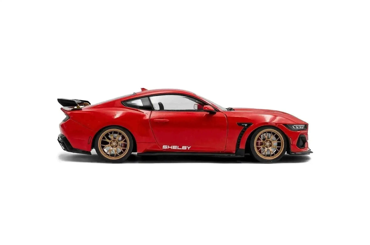 Solido 2025 Ford Shelby Mustang Super Snake Red w/ White Stripes 1:18 Cartsfy Inc.