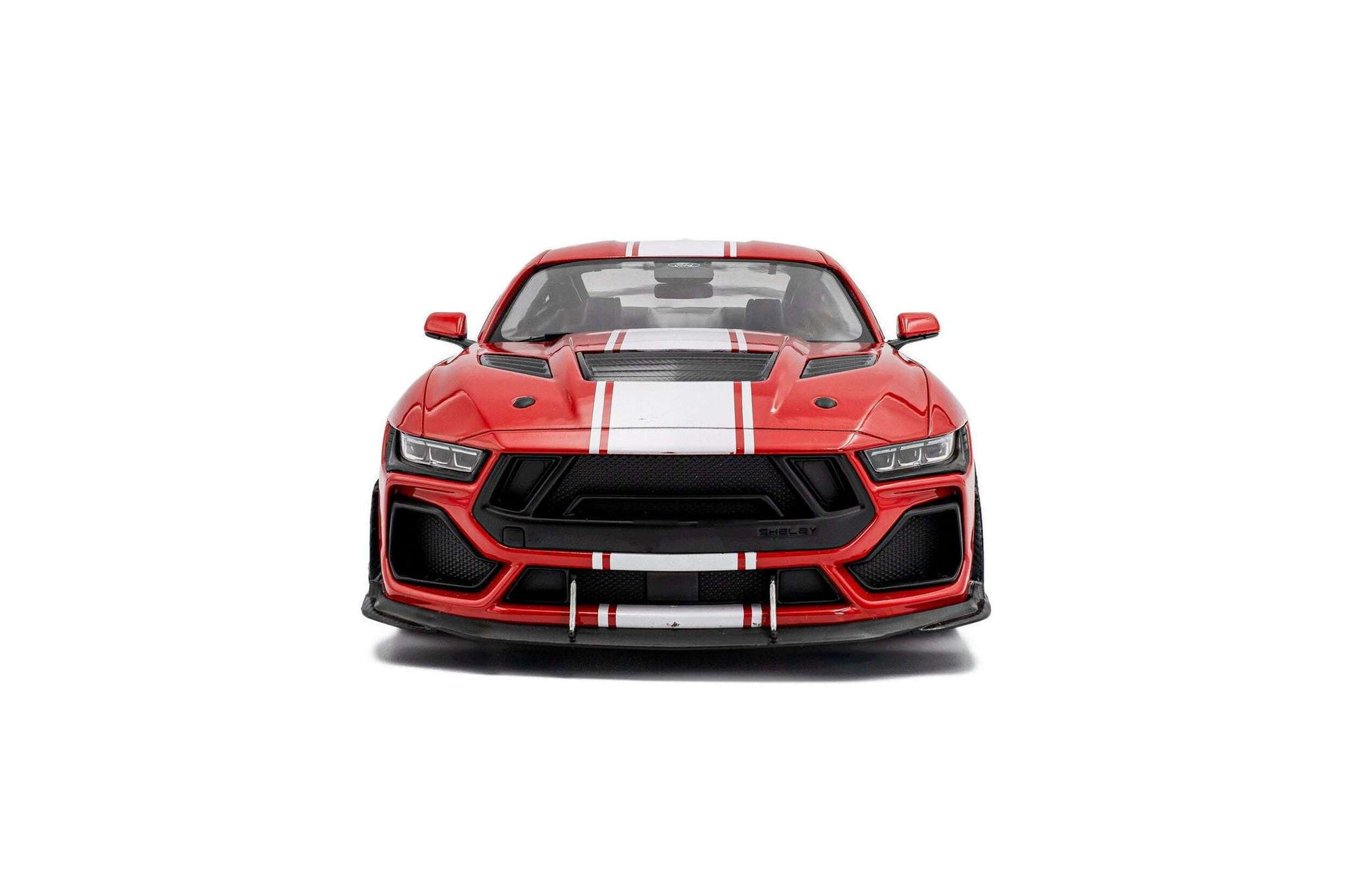 Solido 2025 Ford Shelby Mustang Super Snake Red w/ White Stripes 1:18 Cartsfy Inc.