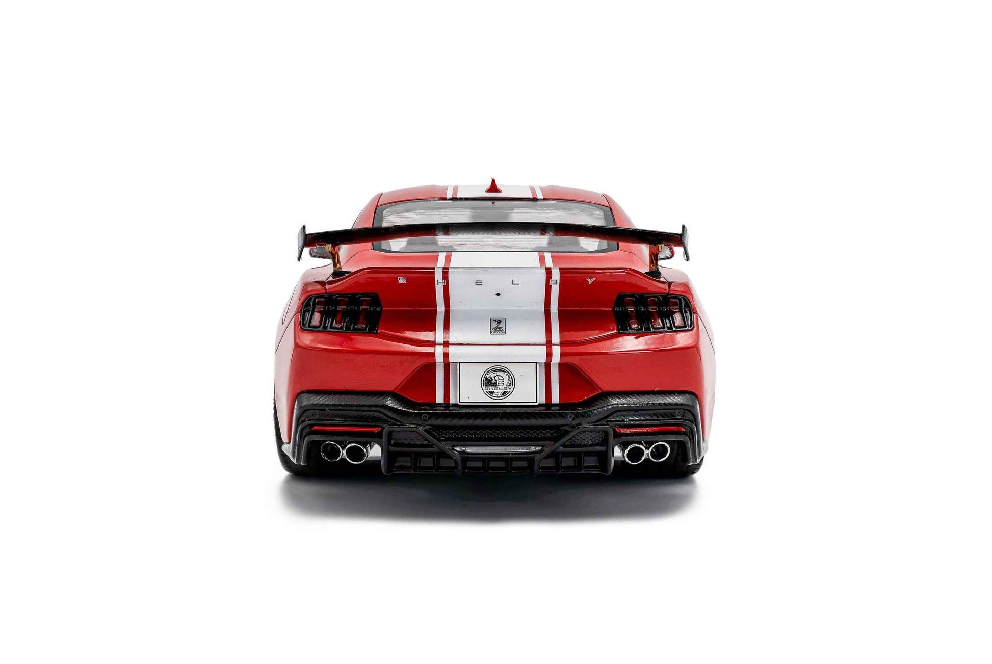 Solido 2025 Ford Shelby Mustang Super Snake Red w/ White Stripes 1:18 Cartsfy Inc.