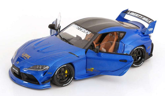 Solido 2025 Toyota GR Supra A90 Liberty Walk Blue Metallic 1:18 Cartsfy Inc.