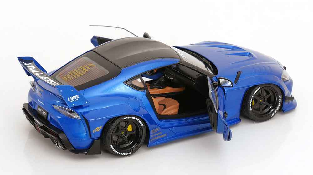 Solido 2025 Toyota GR Supra A90 Liberty Walk Blue Metallic 1:18 Cartsfy Inc.