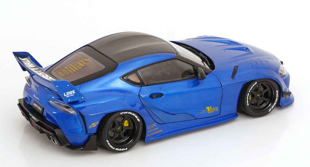 Solido 2025 Toyota GR Supra A90 Liberty Walk Blue Metallic 1:18 Cartsfy Inc.