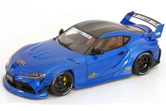 Solido 2025 Toyota GR Supra A90 Liberty Walk Blue Metallic 1:18 Cartsfy Inc.