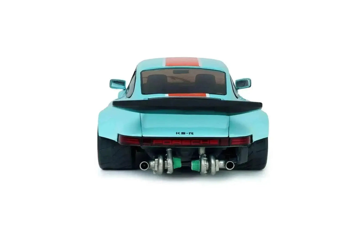 Solido 2026 Porsche 911 KS-R Blue & Orange Khyzyl Saleem 1:18 Cartsfy Inc.
