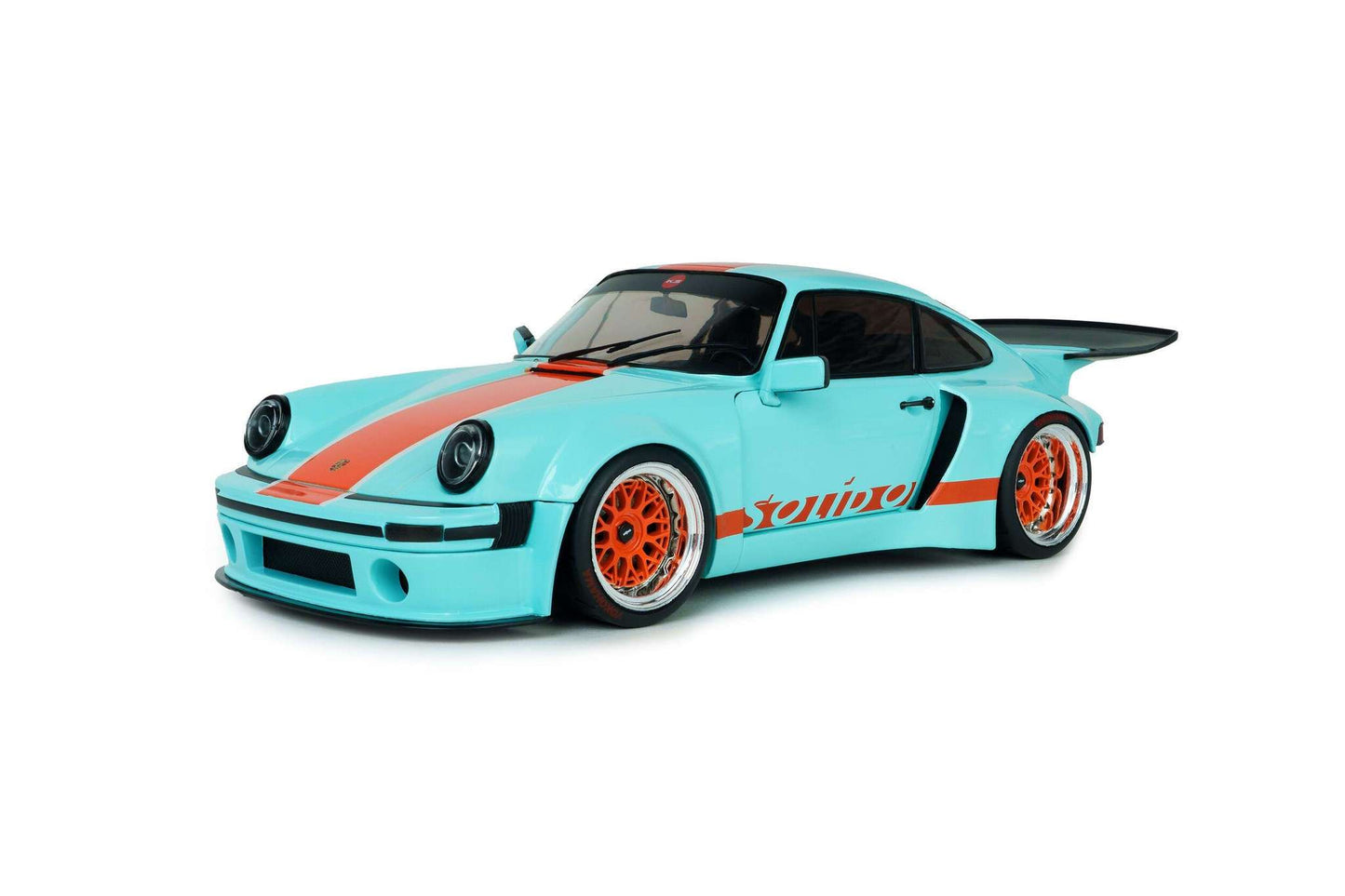 Solido 2026 Porsche 911 KS-R Blue & Orange Khyzyl Saleem 1:18 STM Diecast Default Title Default Title-