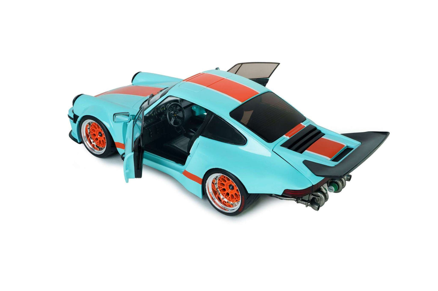 Solido 2026 Porsche 911 KS-R Blue & Orange Khyzyl Saleem 1:18 STM Diecast Default Title Default Title-