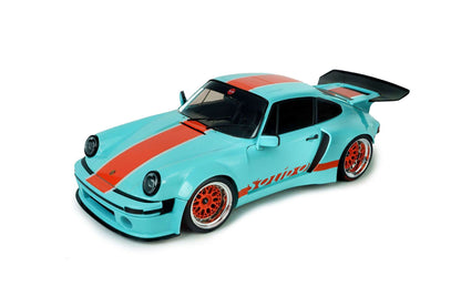 Solido 2026 Porsche 911 KS-R Blue & Orange Khyzyl Saleem 1:18 STM Diecast Default Title Default Title-