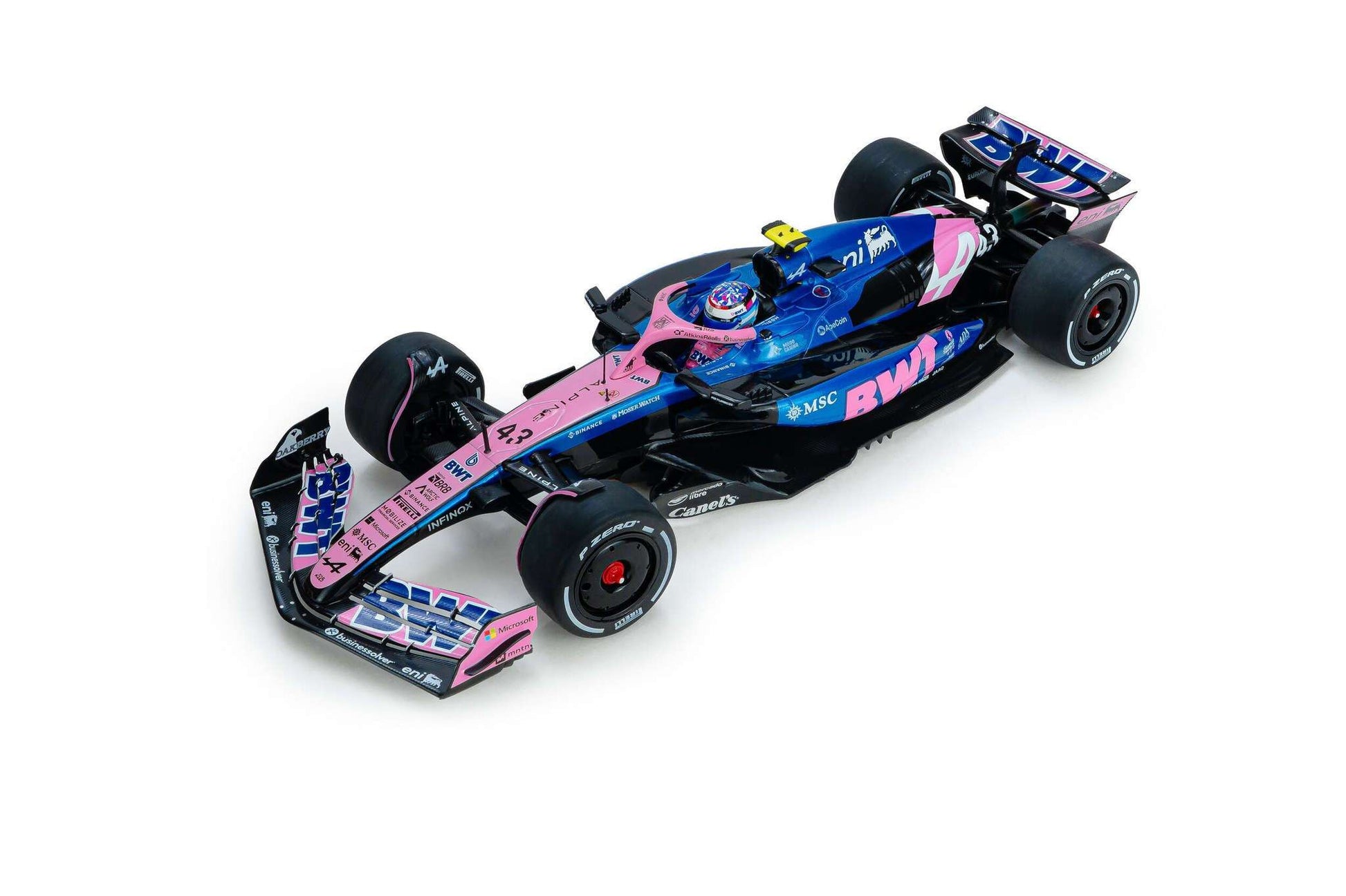 Solido Alpine F1 Team A525 #43 Colapinto Canada GP 2025 Pink 1:18 STM Diecast Default Title Default Title-