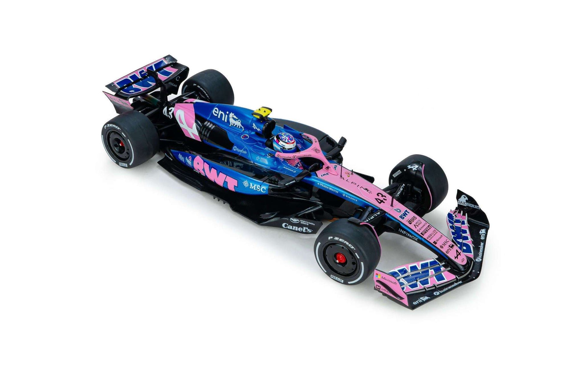 Solido Alpine F1 Team A525 #43 Colapinto Canada GP 2025 Pink 1:18 STM Diecast Default Title Default Title-