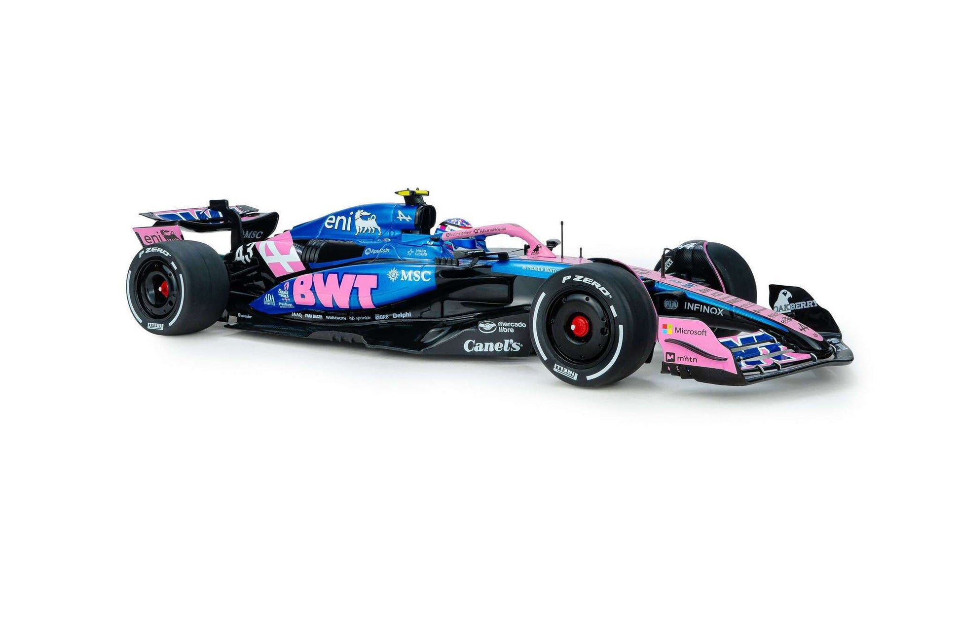Solido Alpine F1 Team A525 #43 Colapinto Canada GP 2025 Pink 1:18 STM Diecast Default Title Default Title-