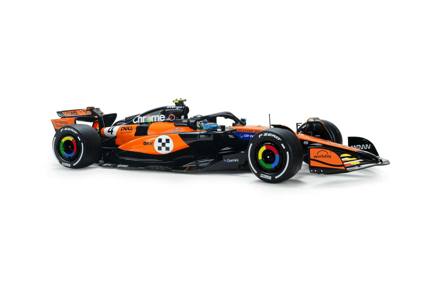 Solido Mclaren F1 Team MCL39 Orange #4 L. Norris Winner Monaco GP 2025 1:18 Cartsfy Inc.