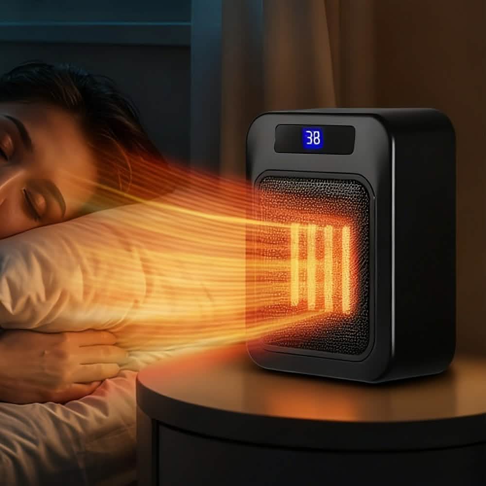 Space Heater for Indoor Use – 1500W Ceramic with Remote & Timer Cartsfy Inc.
