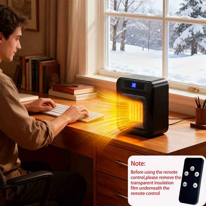 Space Heater for Indoor Use – 1500W Ceramic with Remote & Timer Cartsfy Inc.