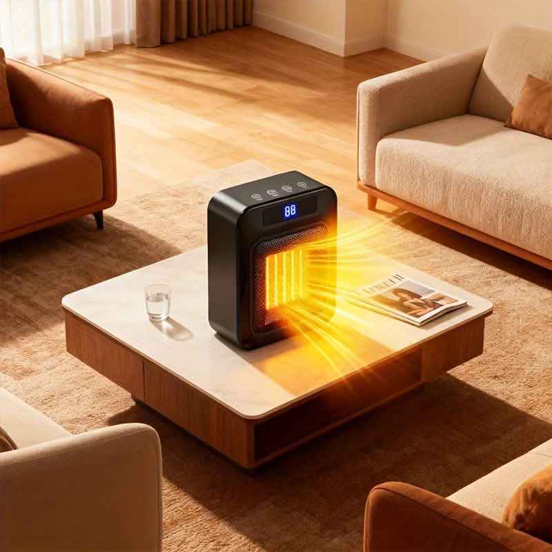 Space Heater for Indoor Use – 1500W Ceramic with Remote & Timer Cartsfy Inc.