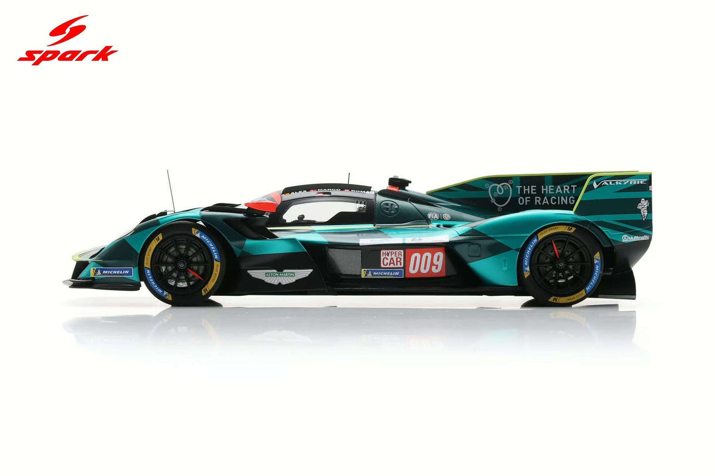 Spark-Model Aston Martin Valkyrie #009 Thor Team 24hr Le Mans 2025 Green 1:18 Cartsfy Inc.