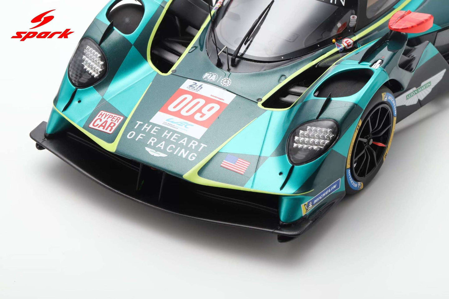Spark-Model Aston Martin Valkyrie #009 Thor Team 24hr Le Mans 2025 Green 1:18 Cartsfy Inc.