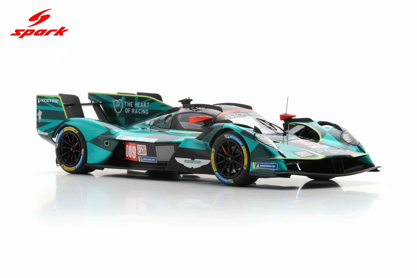 Spark-Model Aston Martin Valkyrie #009 Thor Team 24hr Le Mans 2025 Green 1:18 Cartsfy Inc.