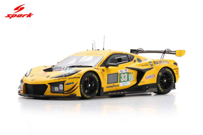 Spark Model Chevrolet Corvette C8 Z06 GT3.R #33 TF Sport 2025 IMSA Le Mans 24hrs 1:18 WITH DISPLAY STM Diecast Default Title Default Title-