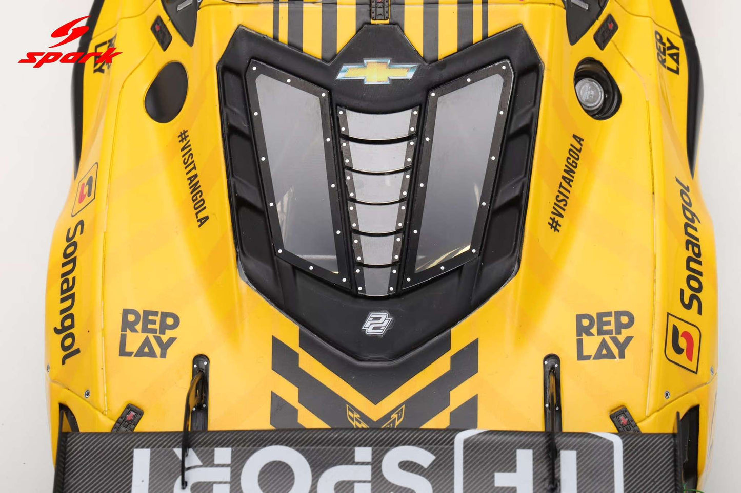 Spark Model Chevrolet Corvette C8 Z06 GT3.R #81 TF Sport 2025 IMSA Le Mans 24hrs 1:18 WITH DISPLAY STM Diecast Default Title Default Title-