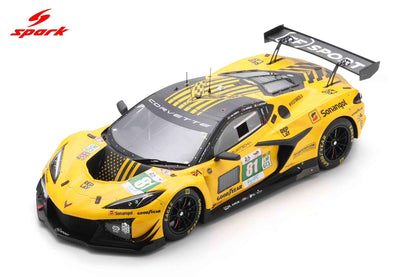 Spark Model Chevrolet Corvette C8 Z06 GT3.R #81 TF Sport 2025 IMSA Le Mans 24hrs 1:18 WITH DISPLAY STM Diecast Default Title Default Title-