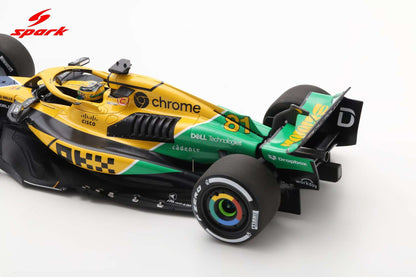 Spark-Model Mclaren F1 Team MCL38 Oscar Piastri 2nd Monaco GP 2024 1:18 STM Diecast Default Title Default Title-