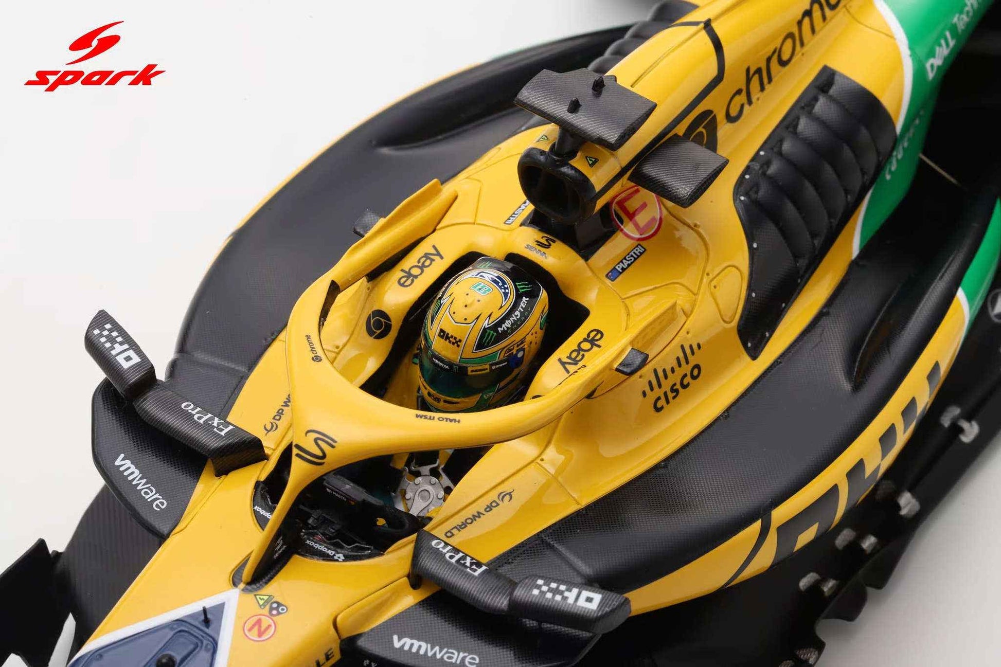 Spark-Model Mclaren F1 Team MCL38 Oscar Piastri 2nd Monaco GP 2024 1:18 STM Diecast Default Title Default Title-