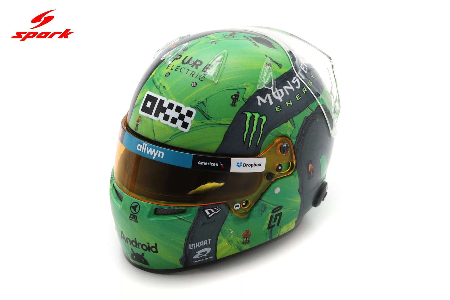 Spark-Model Mclaren F1 Team MCL39 L. Norris Helmet Las Vegas 2025 1:5 STM Diecast Default Title Default Title-