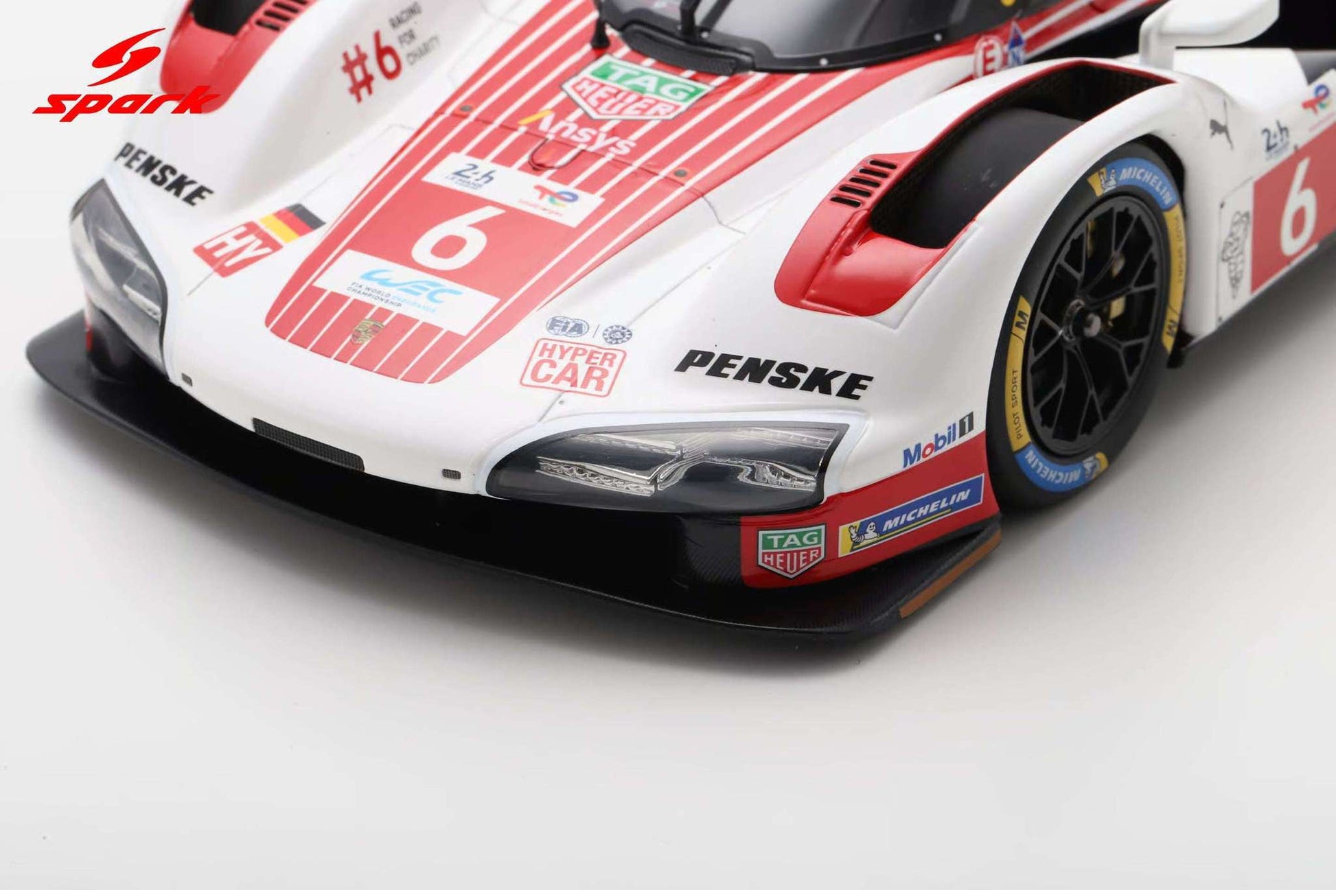 Spark Model Porsche 963 #6 Penske IMSA 2nd Le Mans 24hrs 2025 1:18 WITH DISPLAY Cartsfy Inc.