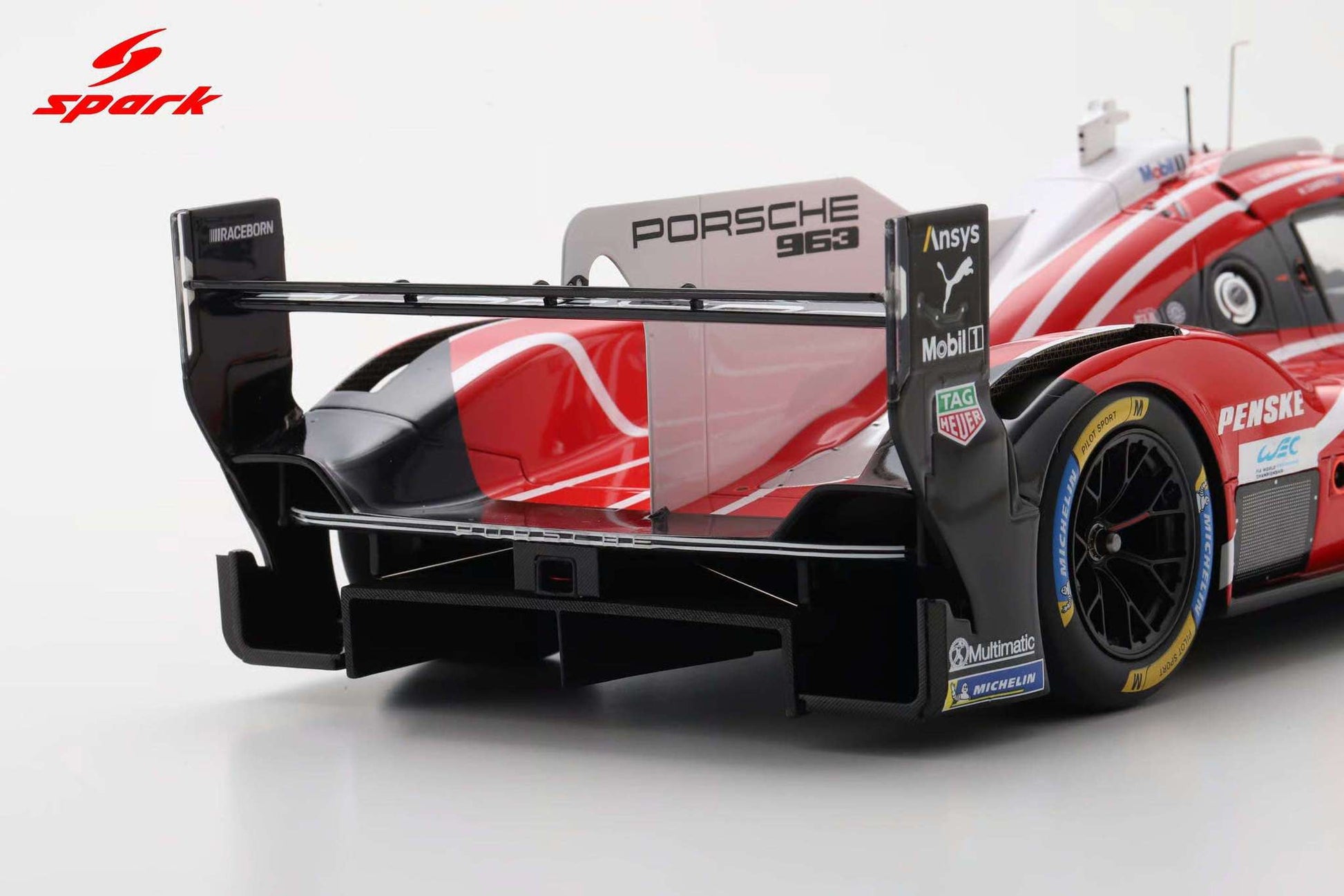 Spark Model Porsche 963 #6 Penske IMSA 2nd Le Mans 24hrs 2025 1:18 WITH DISPLAY Cartsfy Inc.