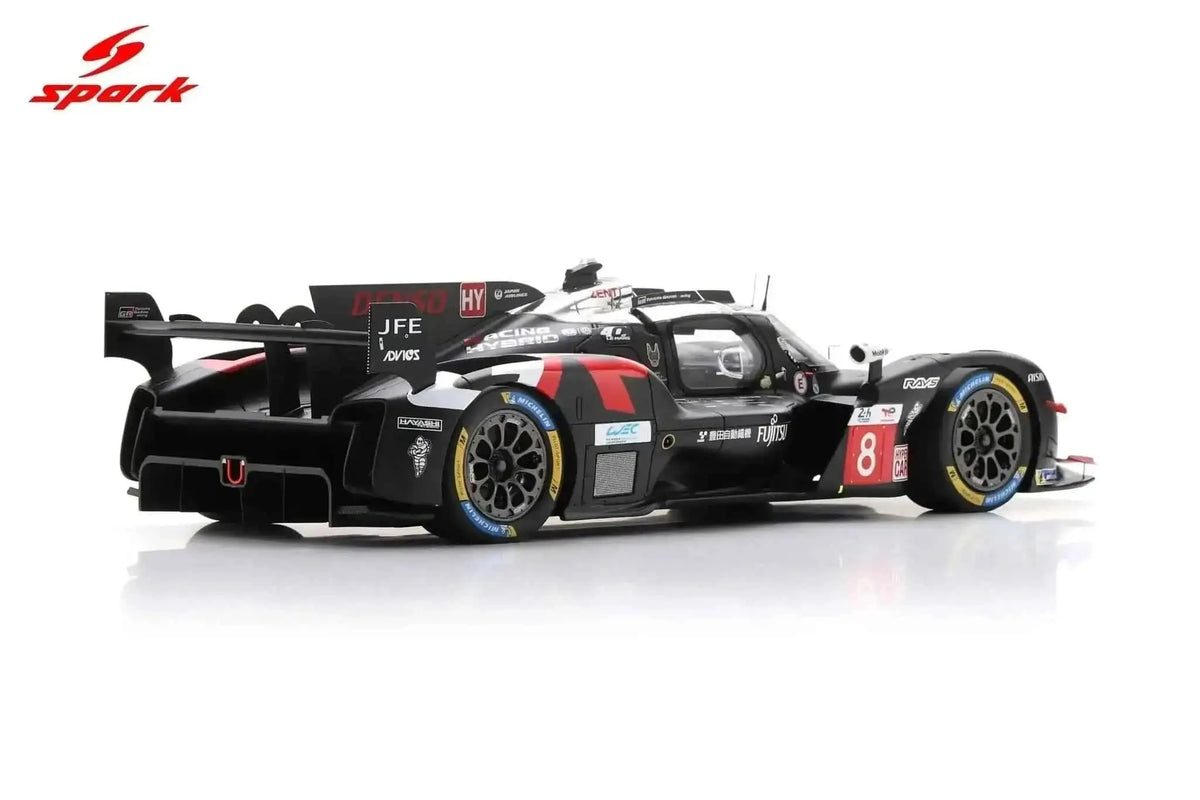 Spark Model Toyota GR010 Hybrid LMDh Team Toyota Gazoo Racing #8 WEC 24hrs Le Mans 2025 Black 1:18 WITH DISPLAY Cartsfy Inc.