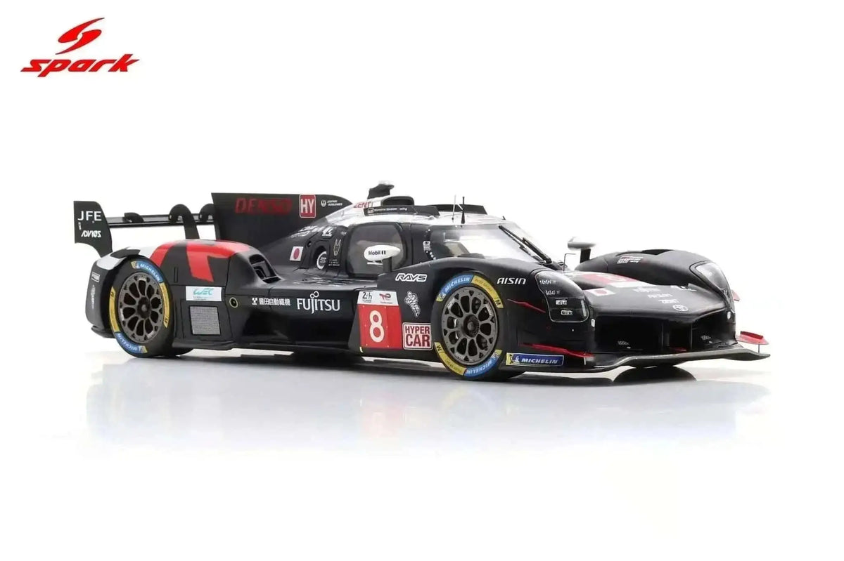 Spark Model Toyota GR010 Hybrid LMDh Team Toyota Gazoo Racing #8 WEC 24hrs Le Mans 2025 Black 1:18 WITH DISPLAY Cartsfy Inc.