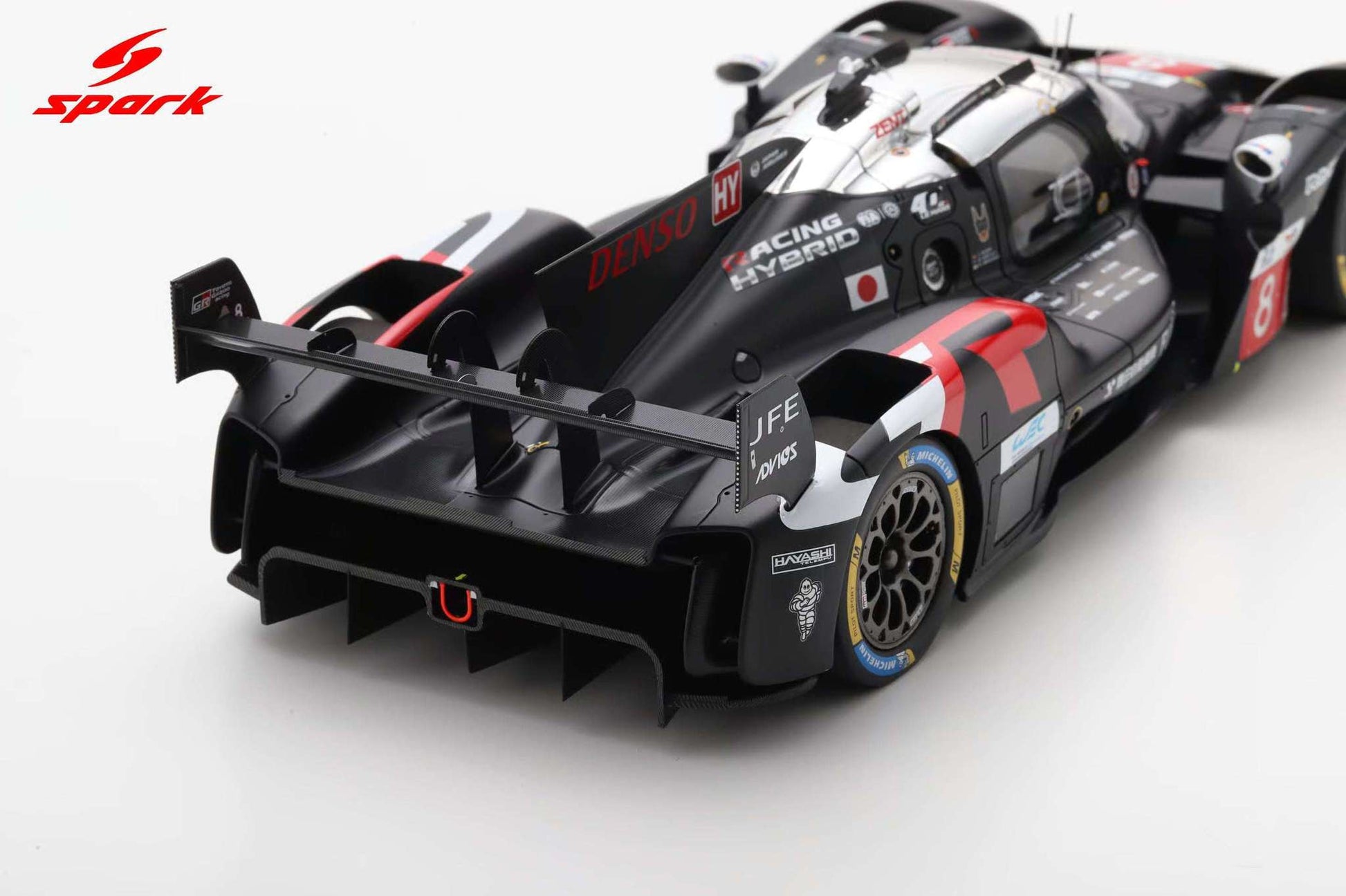 Spark Model Toyota GR010 Hybrid LMDh Team Toyota Gazoo Racing #8 WEC 24hrs Le Mans 2025 Black 1:18 WITH DISPLAY Cartsfy Inc.