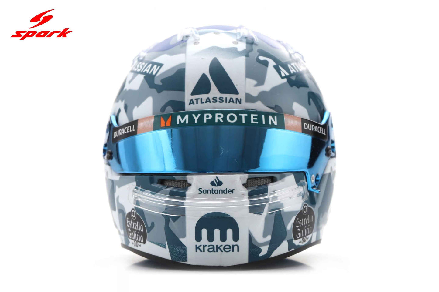 Spark-Model Williams Racing F1 Team Carlos Sainz Helmet British GP 2025 1:5 Cartsfy Inc.