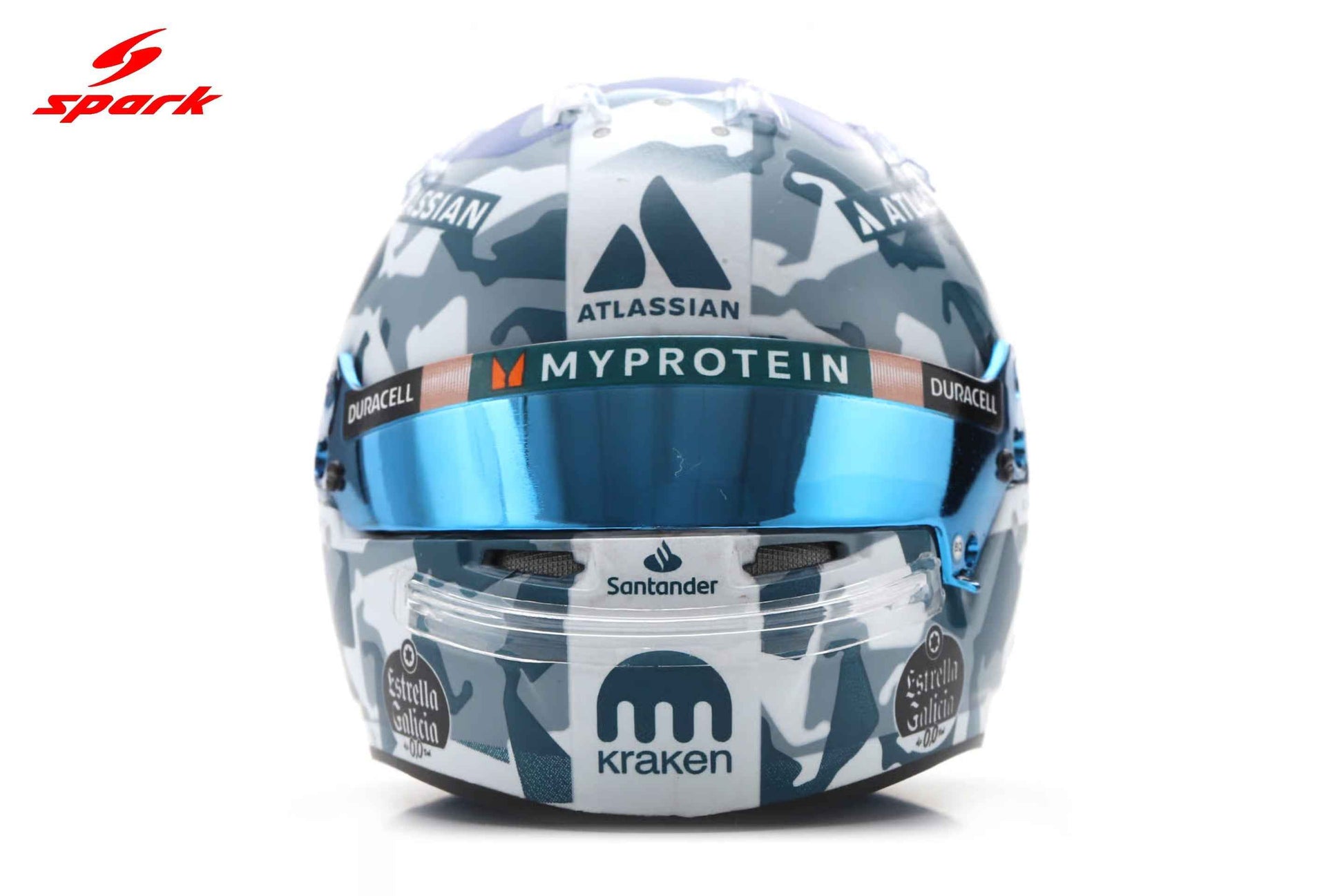 Spark-Model Williams Racing F1 Team Carlos Sainz Helmet British GP 2025 1:5 Cartsfy Inc.