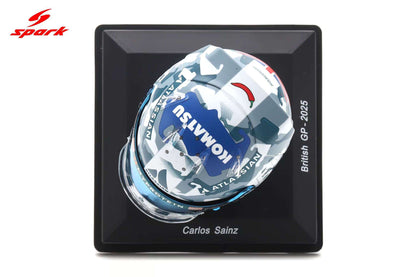 Spark-Model Williams Racing F1 Team Carlos Sainz Helmet British GP 2025 1:5 Cartsfy Inc.