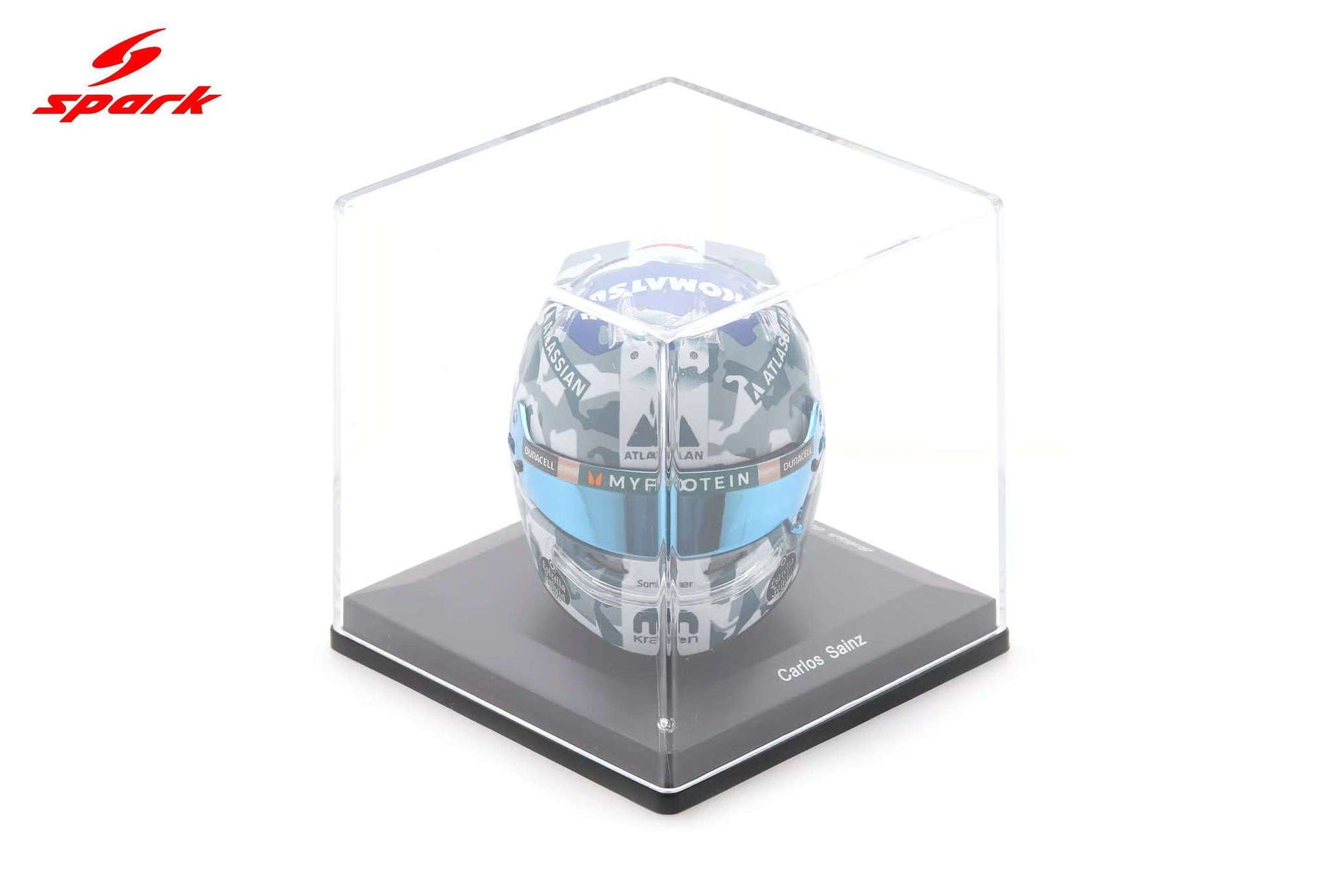 Spark-Model Williams Racing F1 Team Carlos Sainz Helmet British GP 2025 1:5 Cartsfy Inc.