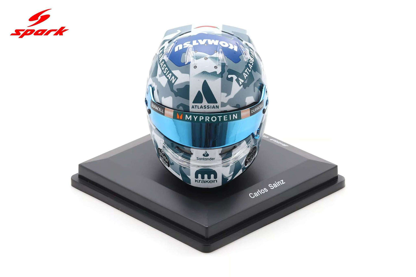 Spark-Model Williams Racing F1 Team Carlos Sainz Helmet British GP 2025 1:5 Cartsfy Inc.