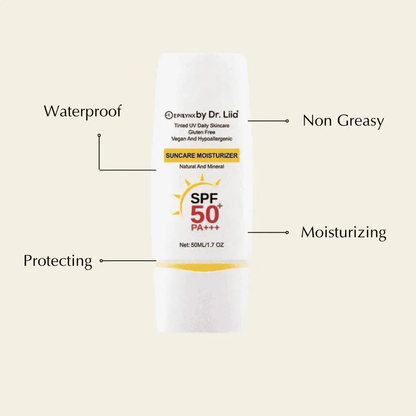 SPF 50 Mineral Moisturizer – Hydrating, Vegan & Sensitive-Skin Friendly EpiLynx Default Title Default Title-