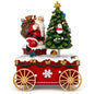 Spinning Christmas Tree Musical Box on Wheels Cartsfy Inc.
