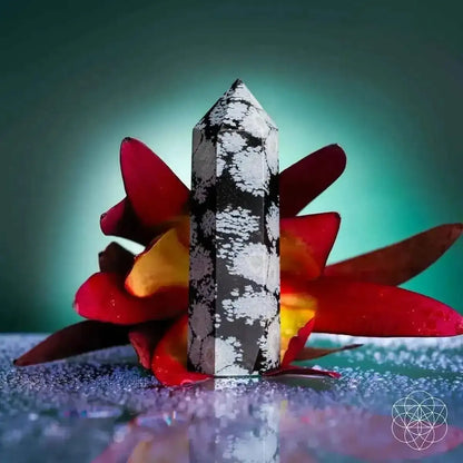 Spiritual Bodyguard - Snowflake Obsidian Point Cartsfy Inc.
