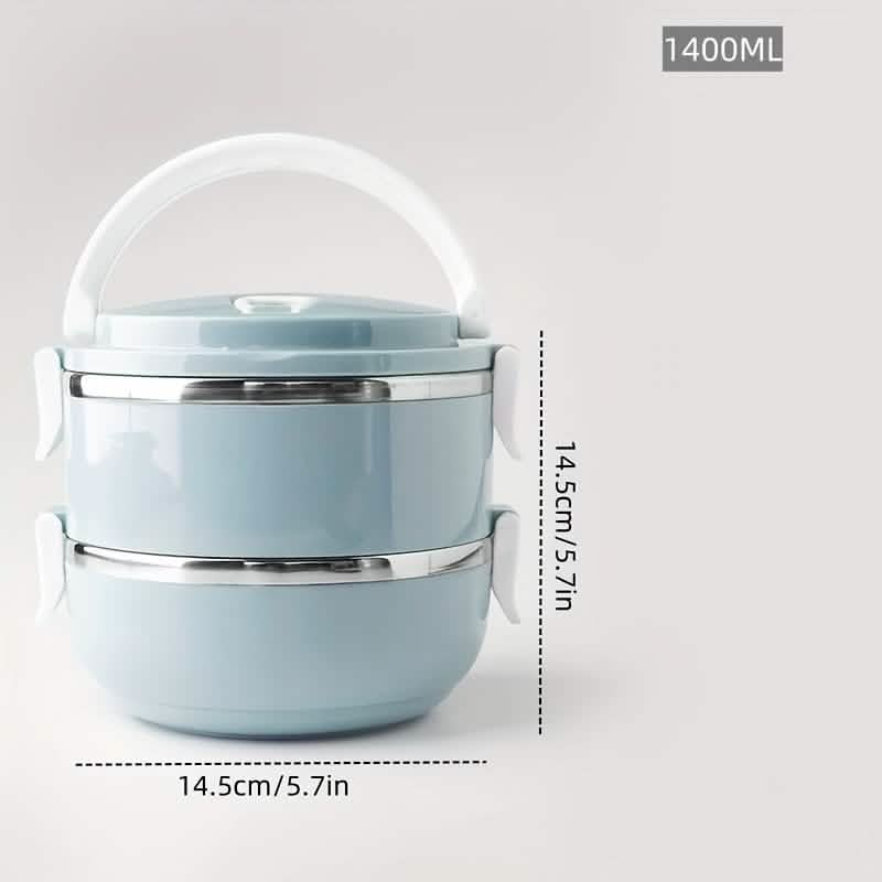 Stainless Steel Insulated Bento Lunch Box – 2/3/4 Layer - Cartsfy Inc.