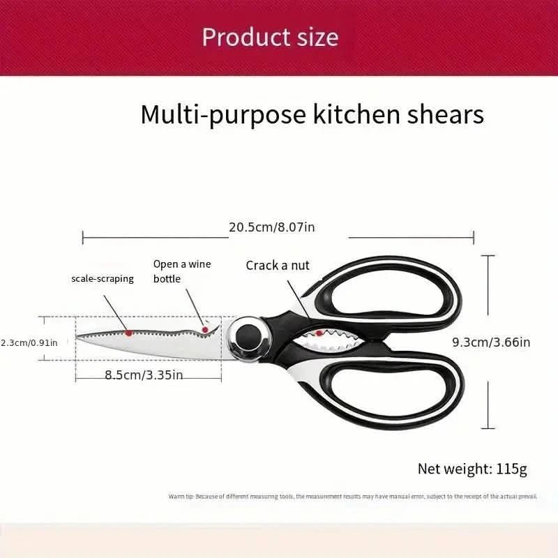 Stainless Steel Multifunctional Kitchen Scissors - Cartsfy Inc.